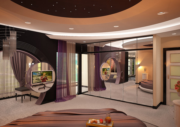 3d max modern bedroom design bed - Modern Bedroom... by solarseas